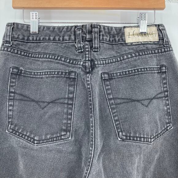 Vintage Z Cavaricci Womens Black Jeans Sz 31 High Rise Straight Leg Mom 90s Y2K - Picture 4 of 14